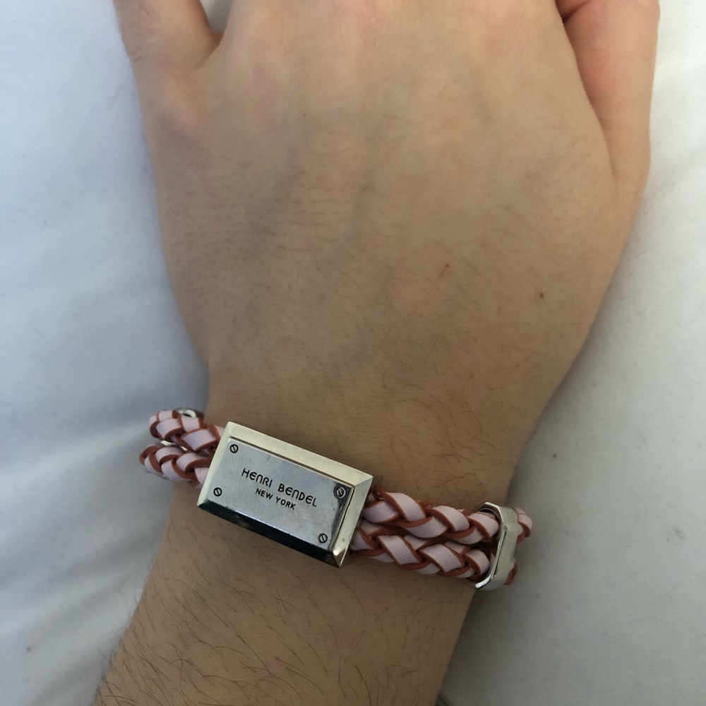 Pink Braided Henri Bendel Bracelet